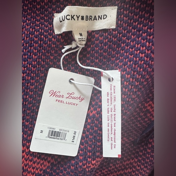 Lucky Brand Southwest Knit Cardigan NWT - Picture 10 of 13